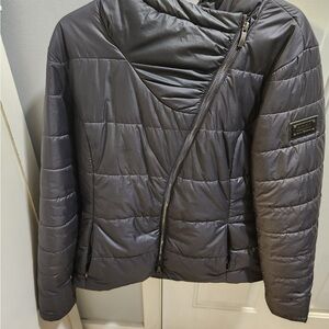 Women's Grey Puffer Jacket